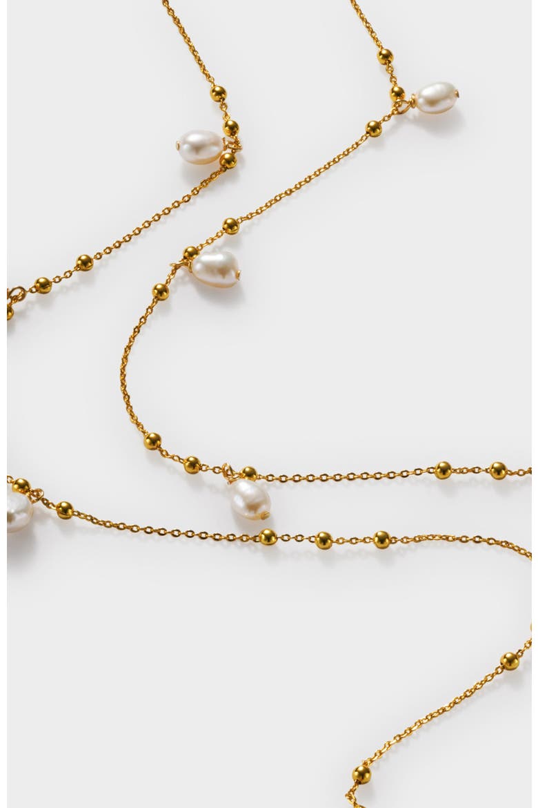Sol Pearl Sunglasses Chain, Alternate, color, Gold Coated