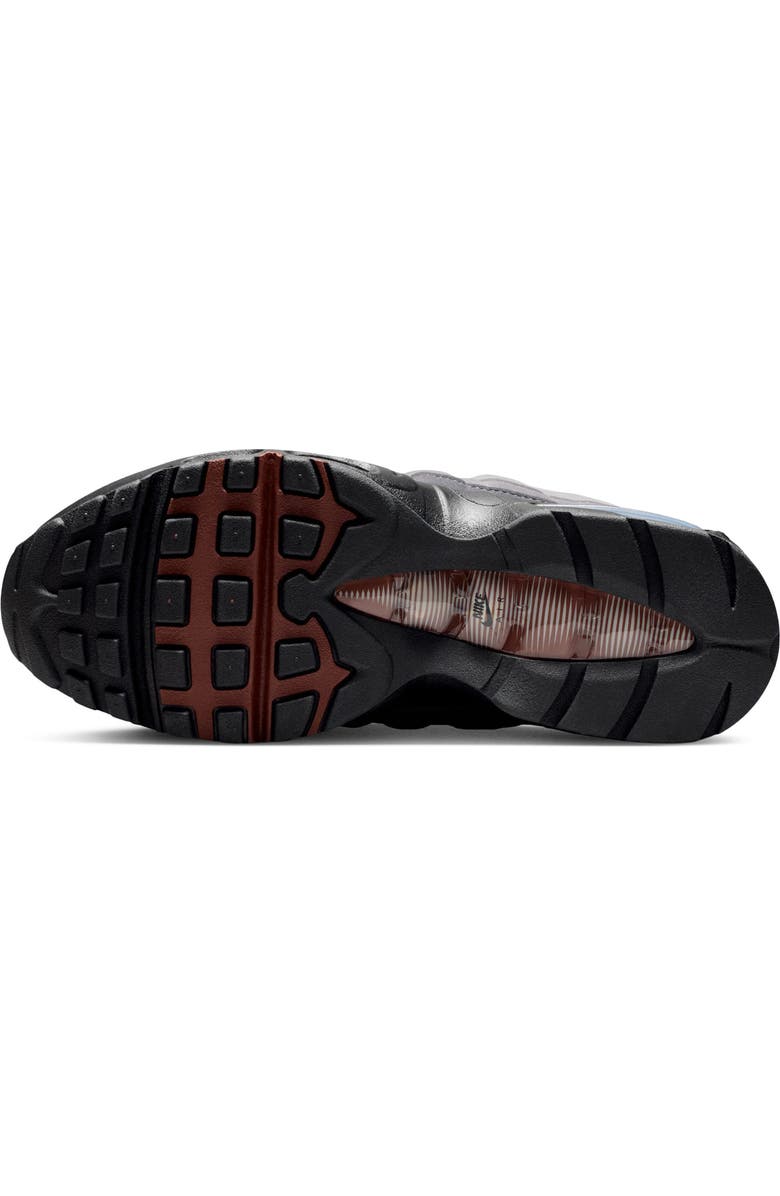 Nike Air Max 95 Big Bubble Sneaker, Alternate, color, Black/ Brown/ White/ Grey