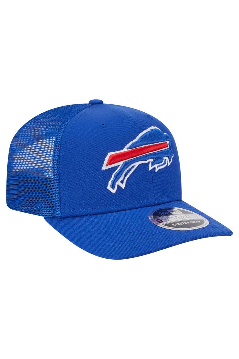 Men's New Era Royal Buffalo Bills Main Trucker 9SEVENTY Stretch-Snap Hat, Alternate, color, Royal