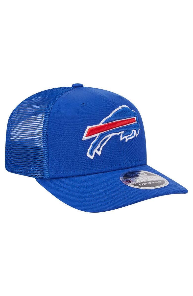 New Era Men's New Era Royal Buffalo Bills Main Trucker 9SEVENTY Stretch-Snap Hat, Alternate, color, Royal