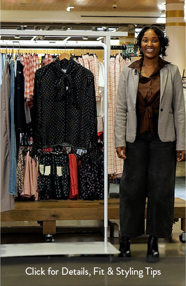 Eddie Foulard Print Tie Front Button-Up Shirt, sales video thumbnail