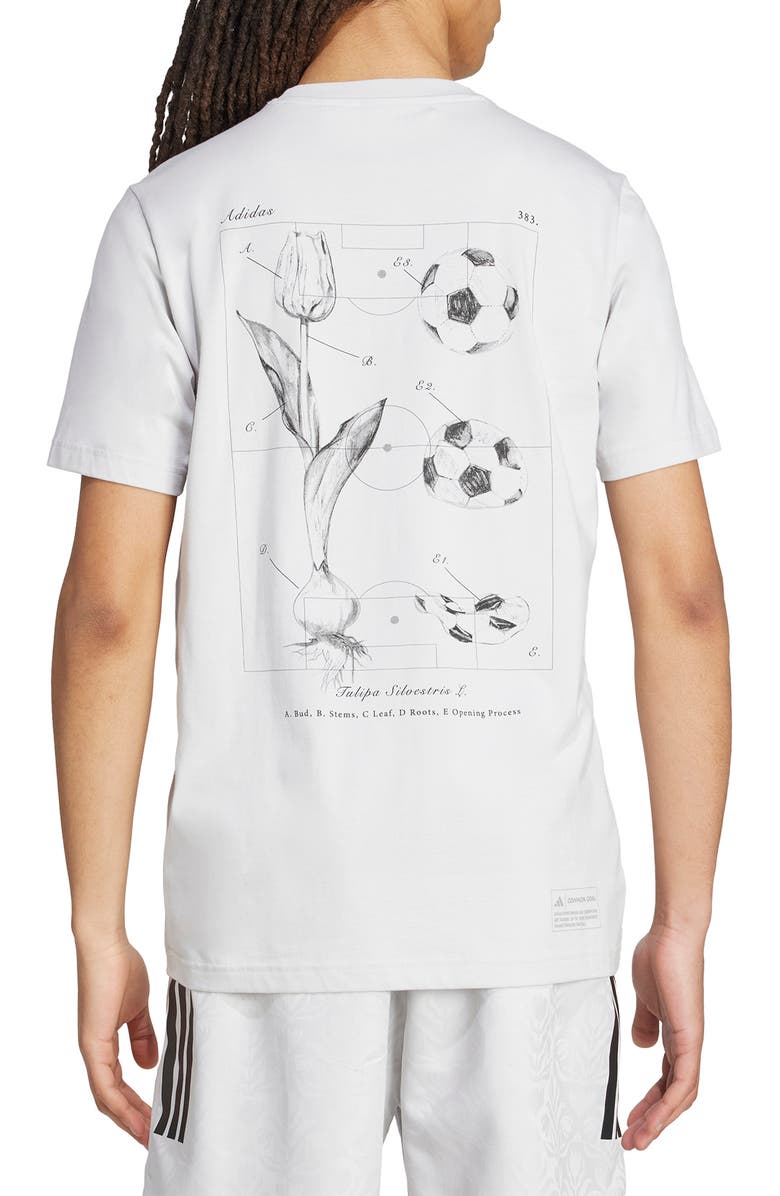 adidas House of Tiro Tulip Graphic T-Shirt, Alternate, color, Grey