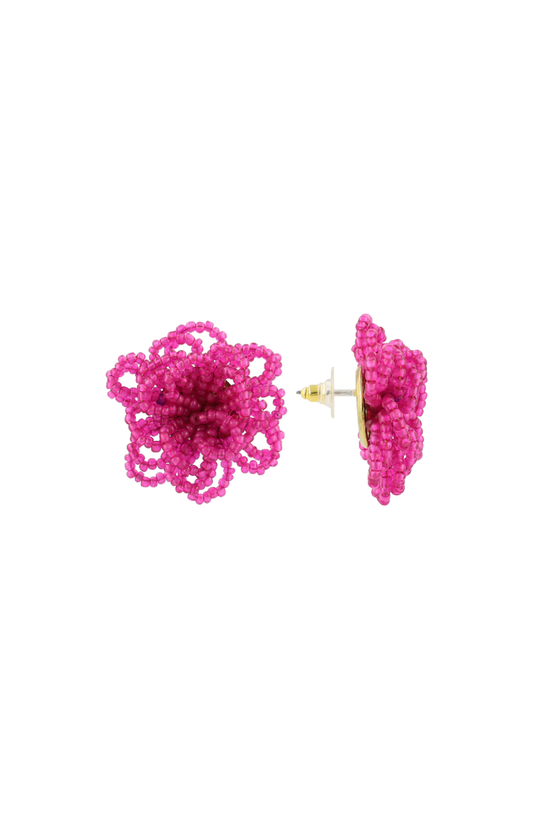 LOTT.gioielli CE GB Knotted Earring S - Berry Pink, Main, color, Berry Pink