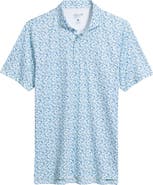 johnnie-O Charmer Floral Performance Jersey Polo