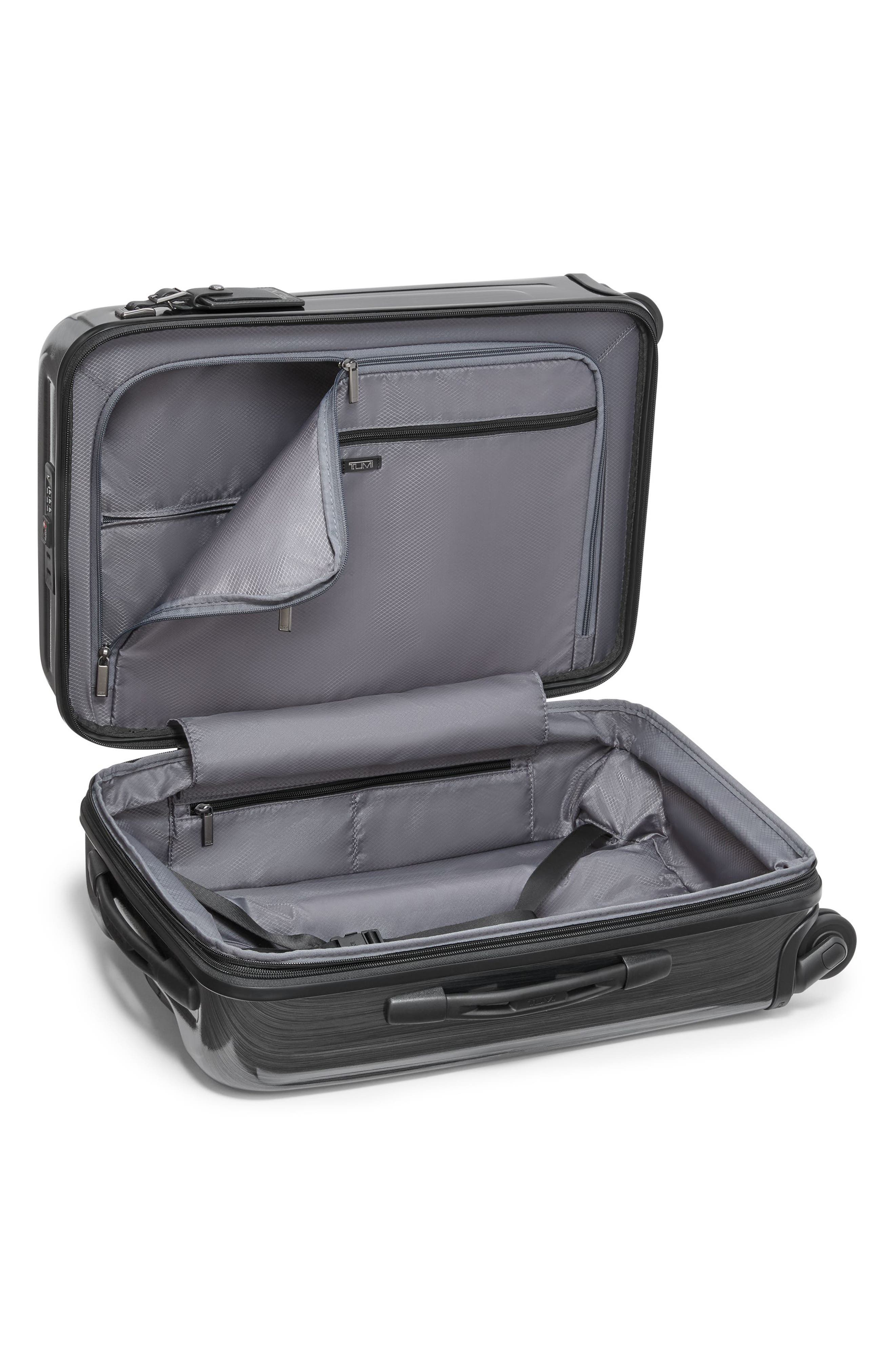 TUMI V4 Collection International Expandable Spinner Carry-On, Alternate, color, Brushed Gunmetal