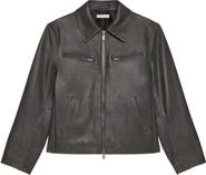Helmut Lang Distressed Leather Jacket