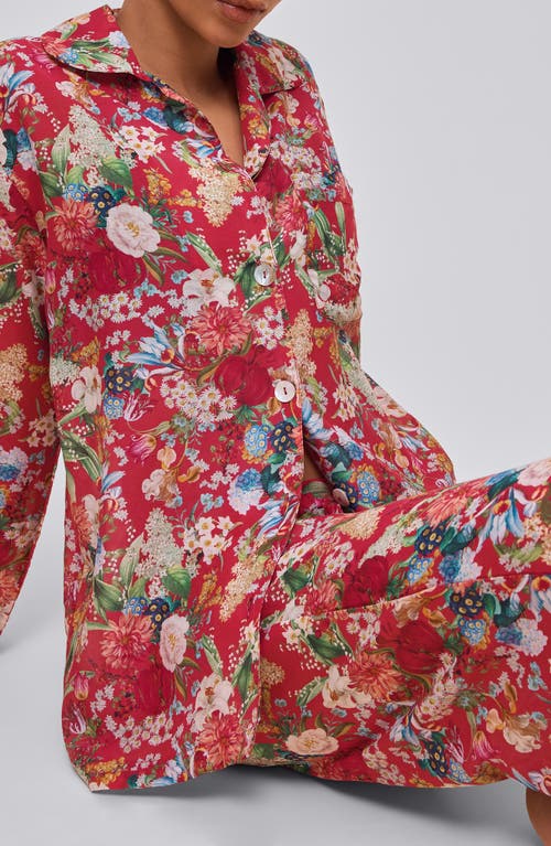 Papinelle Holly Cotton Voile Pajamas In Red