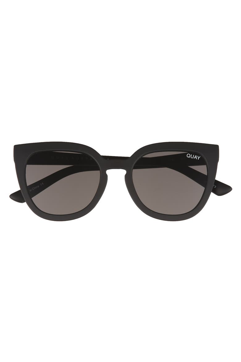 Noosa 55mm Cat Eye Sunglasses, Main, color, BLACK/ SMOKE
