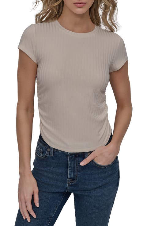 Ruched Rib Top