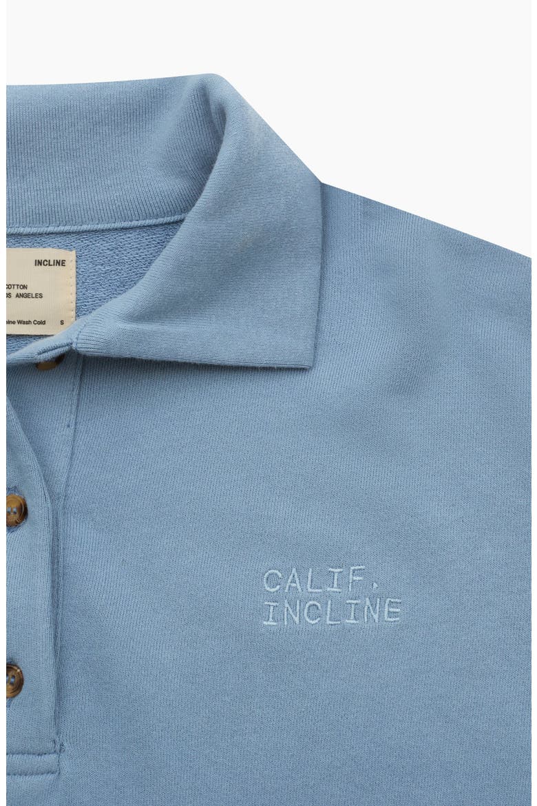 Long Sleeve Polo, Alternate, color, Heritage Blue