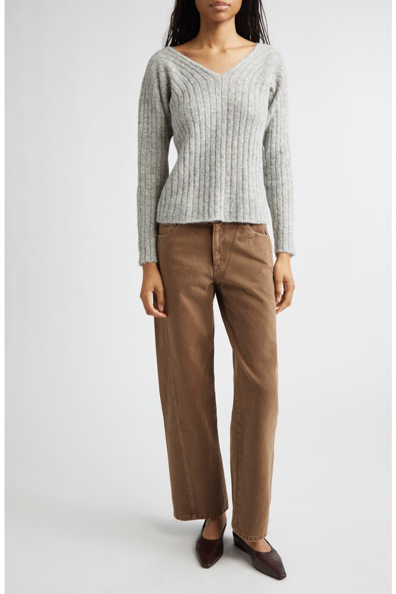 Reyno Straight Leg Jeans, Alternate, color, BROWN