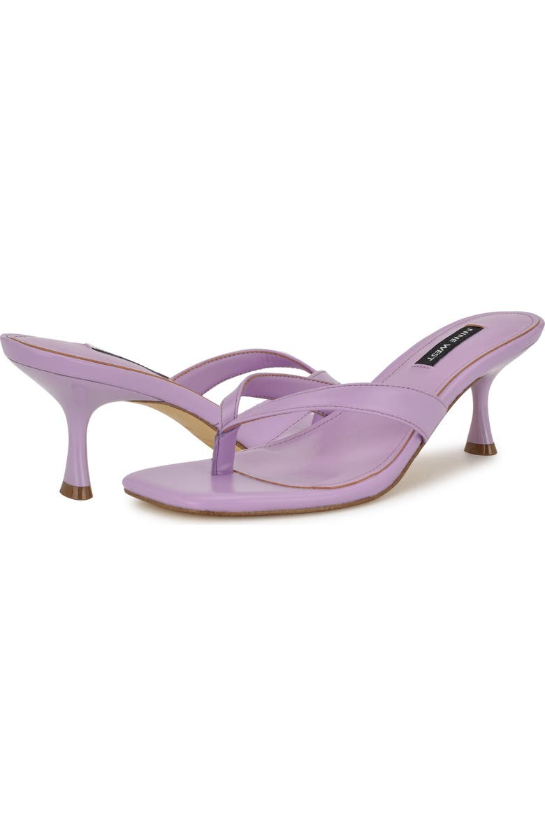 Nine West Andela Flip Flop, Alternate, color, Dark Purple