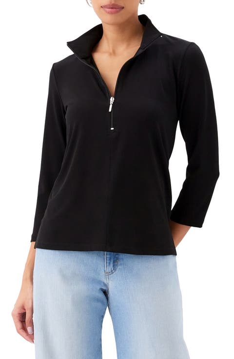 Quarter Zip Jersey Pullover
