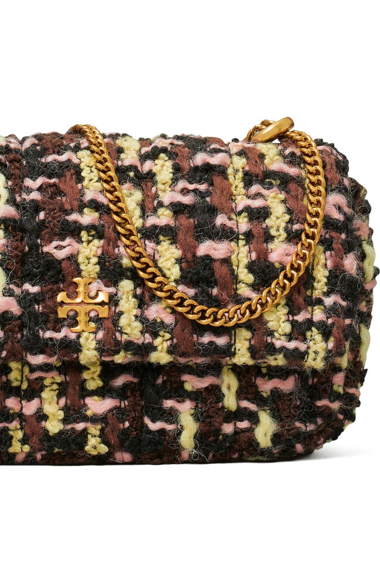 Tory Burch Mini Kira Tweed Shoulder Bag, Alternate, color,