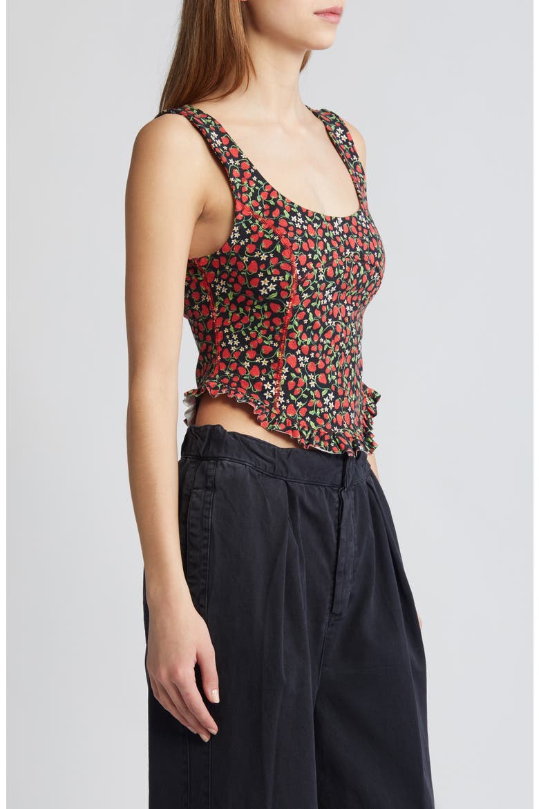Melanie Tank, Alternate, color, STRAWBERRY COMBO