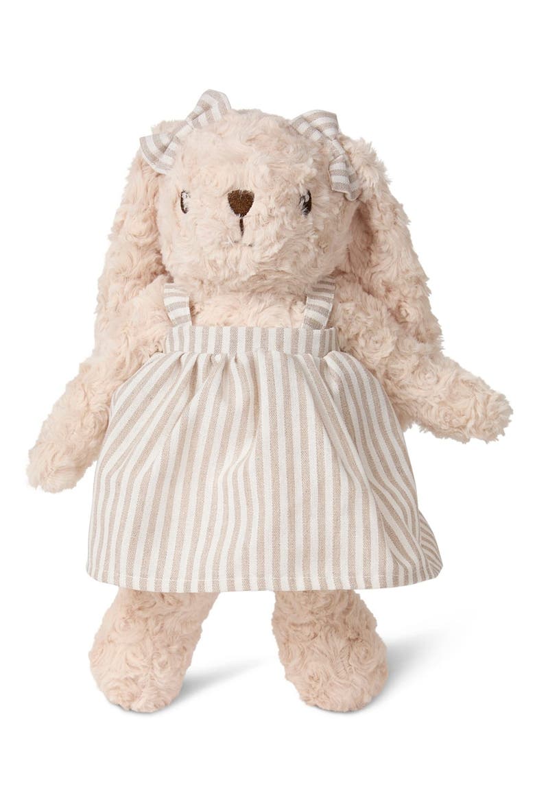 Baby "Miffy" Fluffy Faux-Fur Girl Bunny Doll, Alternate, color, Oatmeal