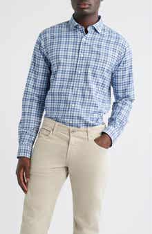johnnie-O Donovan Plaid Stretch Button-Up Shirt