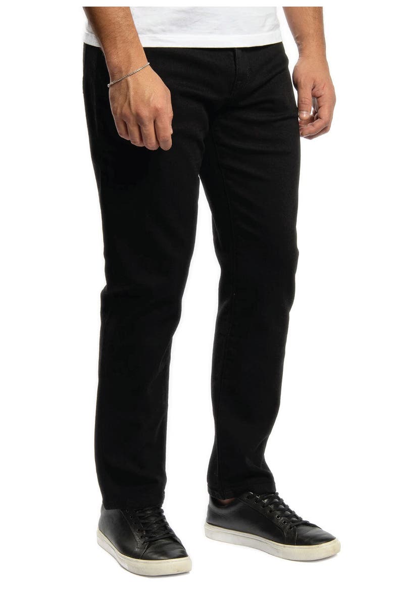 Peter Manning Johnny Stretch Jeans Slim Fit, Main, color, Black