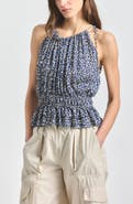 Derek Lam 10 Crosby Avery Floral Print Smock Top