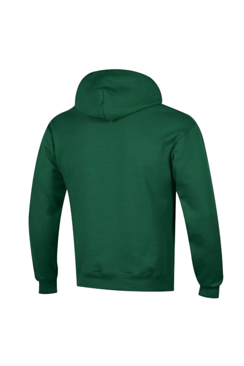Men's Champion Green Green Bay Packers Powerblend Arch over Logo Hoodie, Alternate, color, Green