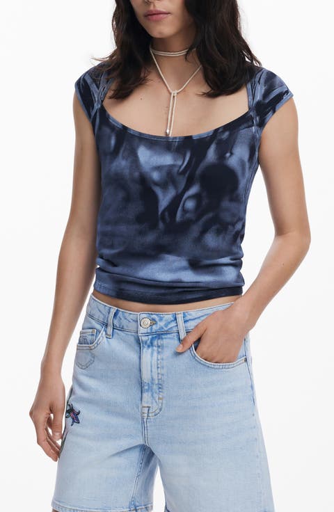 Printed Abstract T-Shirt