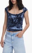 Desigual Printed Abstract T-Shirt