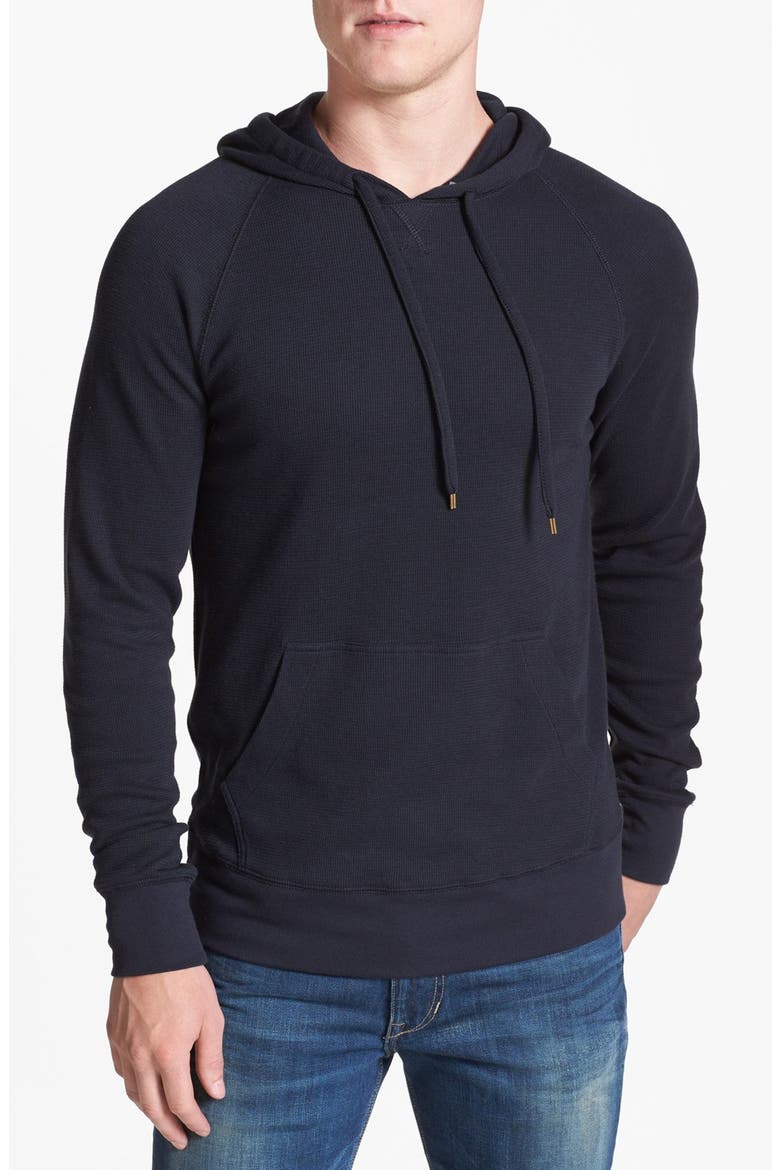 Thermal Hoodie, Main, color, BLACK