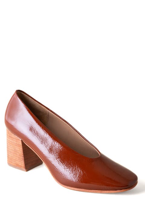 Salvador Block Heel Pump