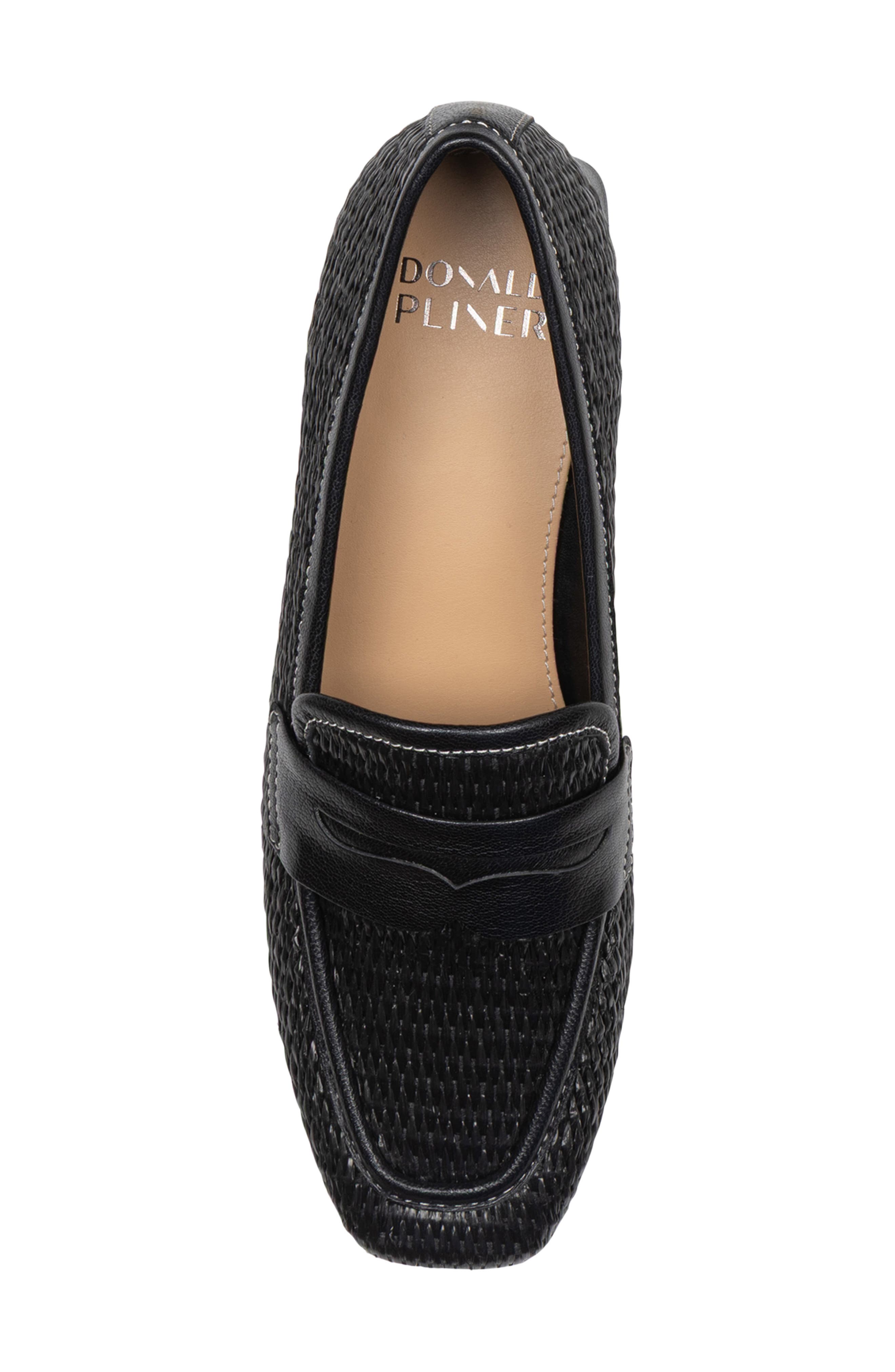 Donald Pliner Penny Loafer Pump, Alternate, color, Black