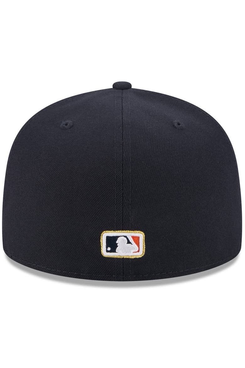 Men's New Era  Navy Houston Astros 2025 59FIFTY Day 59FIFTY Fitted Hat with Pins, Alternate, color, Navy