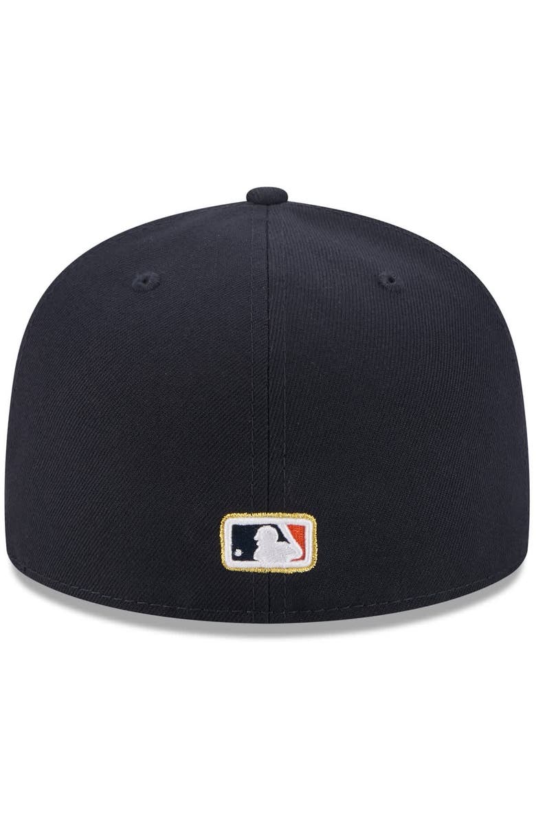 New Era Men's New Era Navy Houston Astros 2025 59FIFTY Day 59FIFTY Fitted Hat with Pins, Alternate, color, Navy