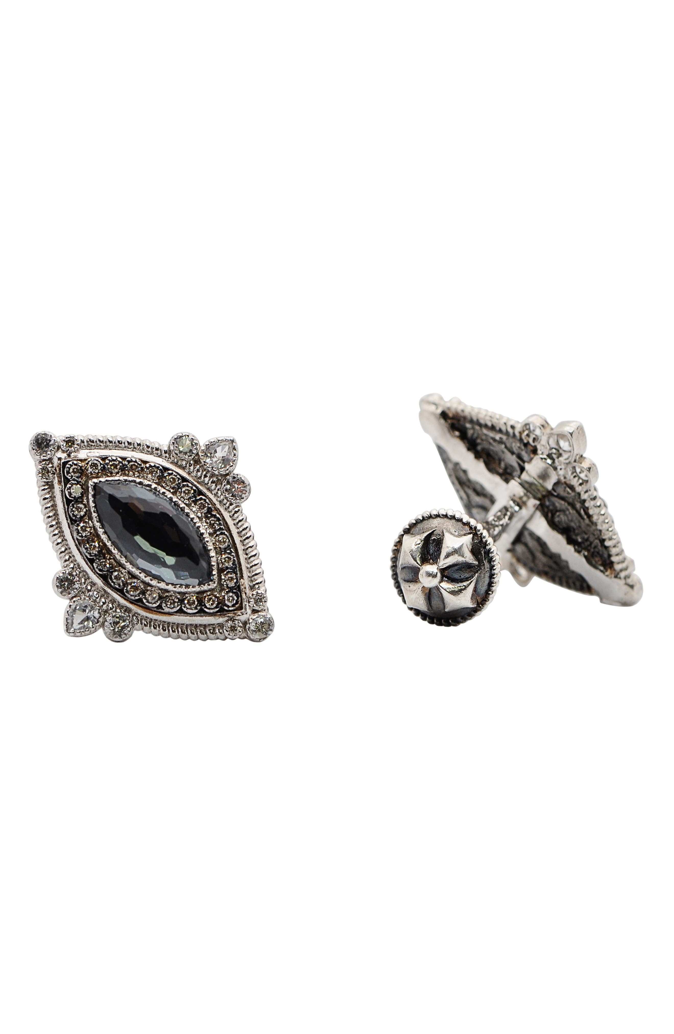 Armenta Romero Marquis Cuff Links in Silver 