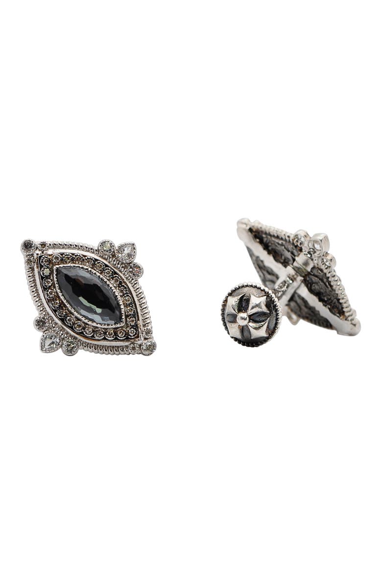 Romero Marquis Cuff Links, Main, color, SILVER