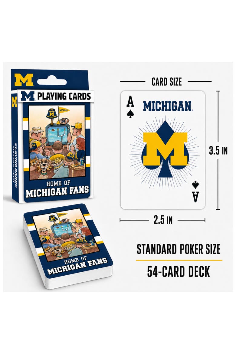 Michigan Fan Deck Playing Cards, Alternate, color, Multicolor