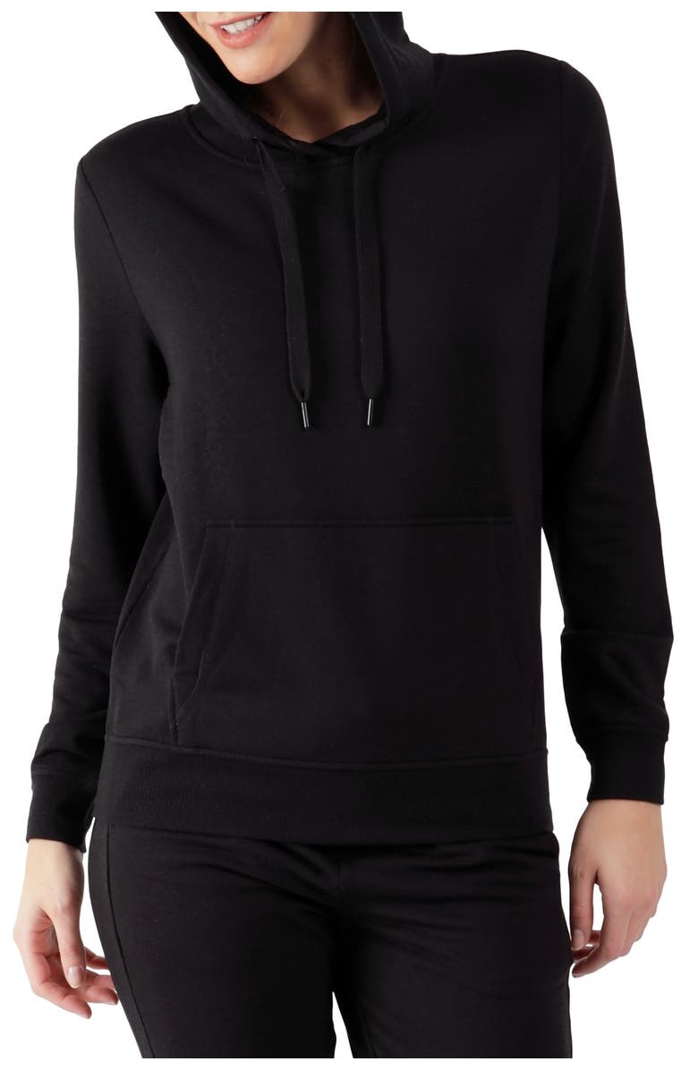 90 DEGREE BY REFLEX Terry Brushed Pullover Hoodie, Alternate, color,