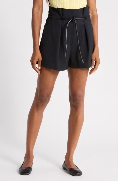 Origami Belted Shorts