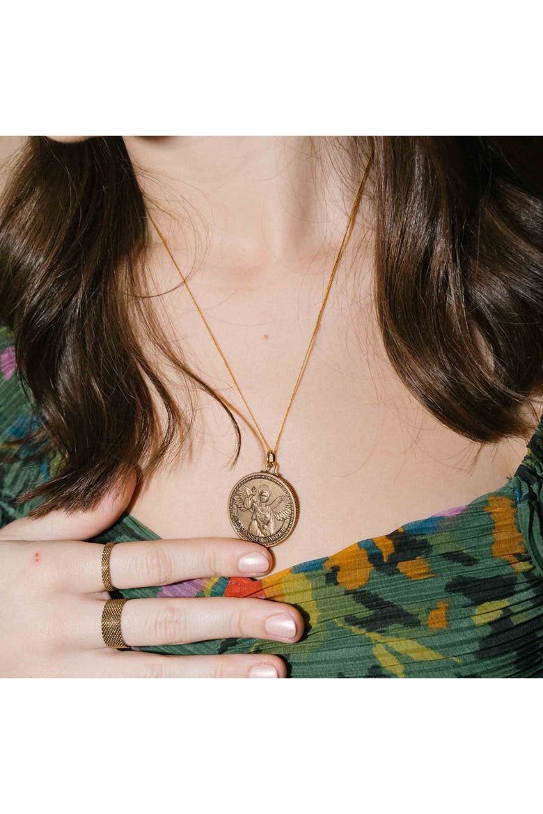 Better Together Mary/Gabriel Expandable Necklace, Alternate, color, Gold