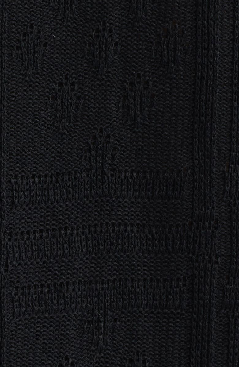 Les Deux Huxley Cotton Blend Pointelle Tank, Alternate, color, Black