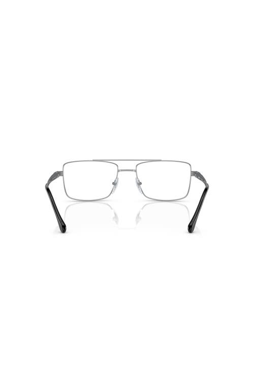 Sferoflex 56mm Square Optical Glasses In Metallic