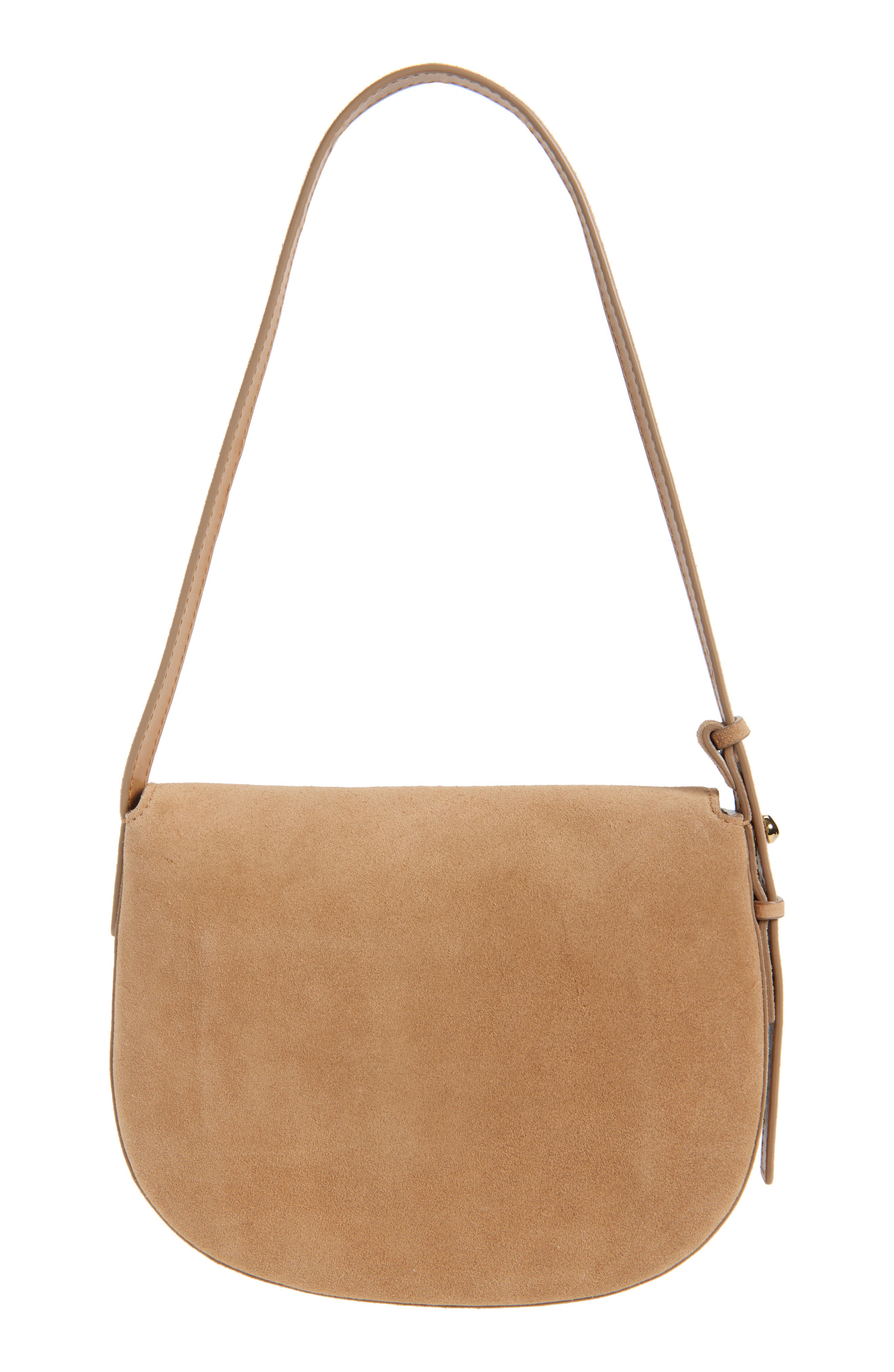 Madewell The Dakota Suede Saddle Bag, Alternate, color, 