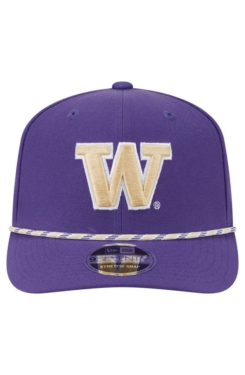 New Era Men's New Era Purple Washington Huskies Game Day Multi-Rope 9SEVENTY Stretch-Snap Hat, Alternate, color, Purple