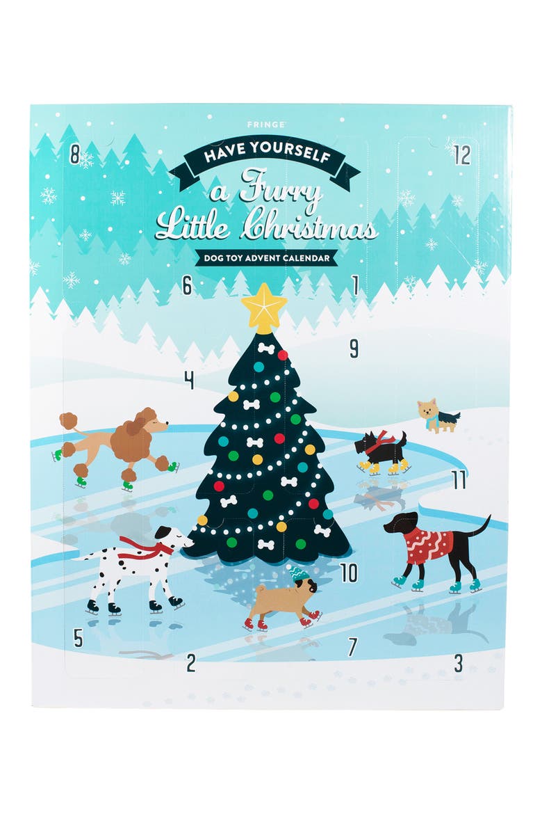 Furry Lil Christmas Pet 12 Gifts Calendar, Main, color, BLUE