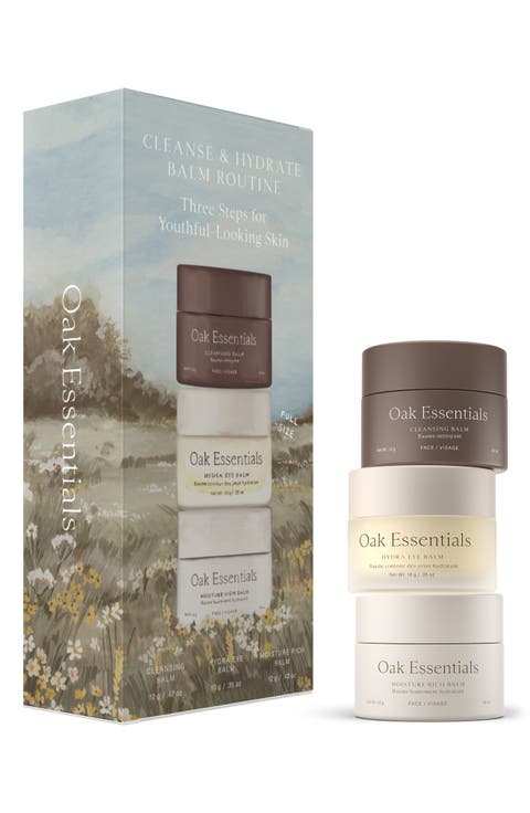 Cleanse & Hydrate Balm Routine Set