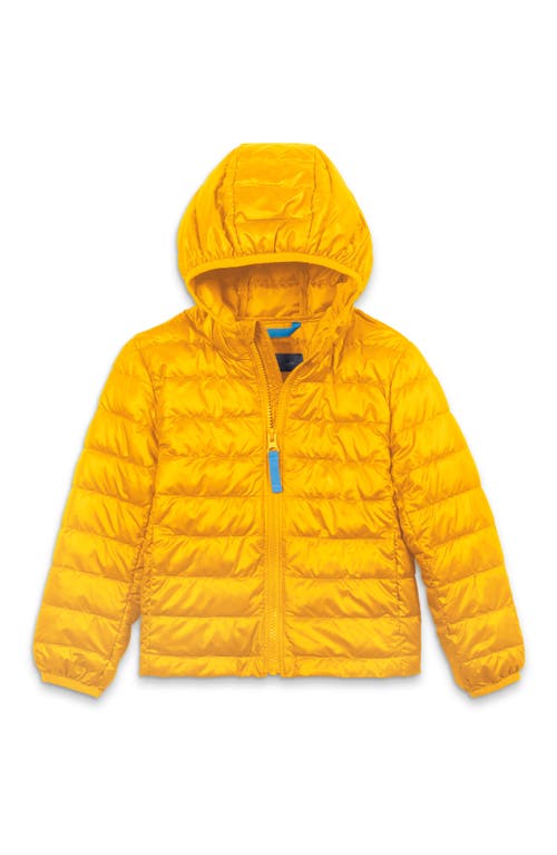 Primary Kids Lightweight Puffer Jacket In Yellow
