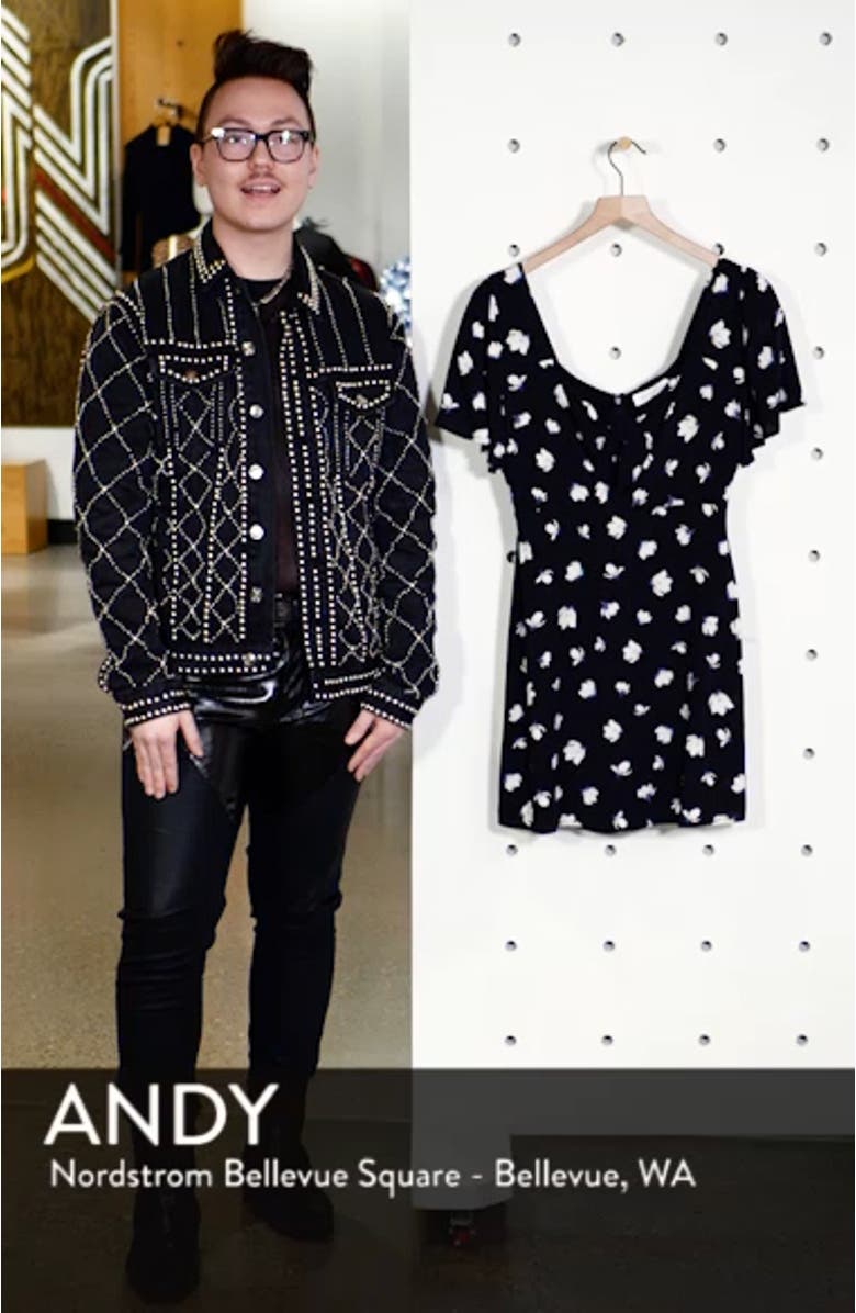 Tie Front Minidress, sales video thumbnail