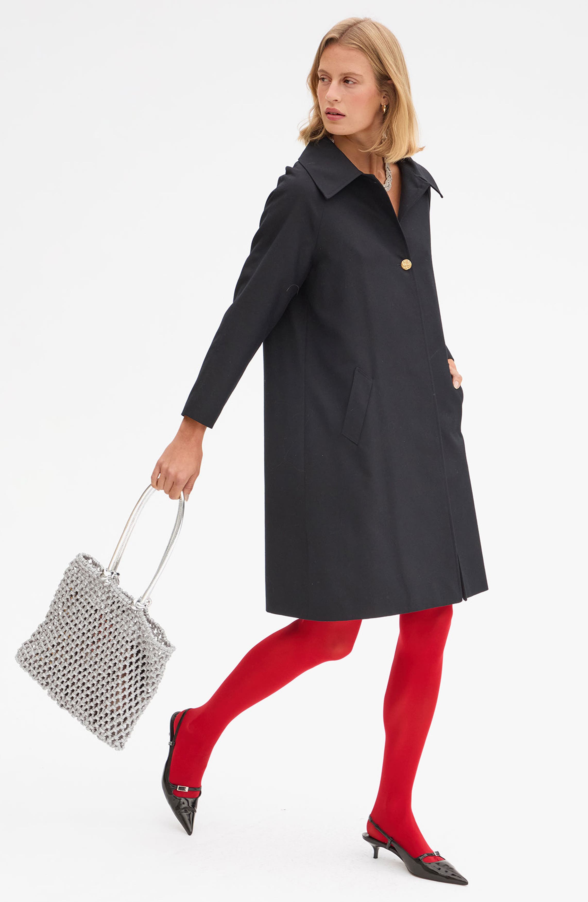 Clare V. Sandy Woven Market Tote, Alternate, color, Silver