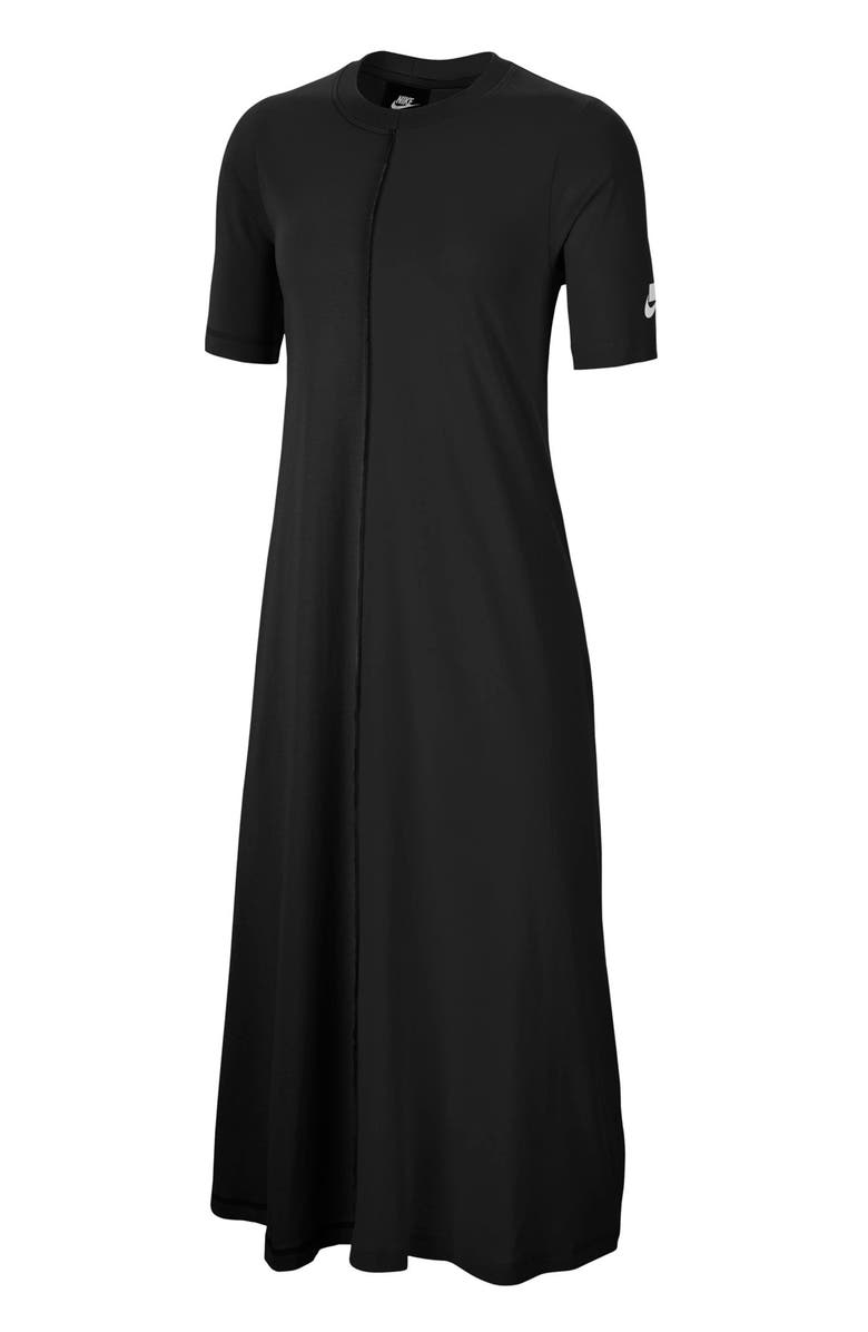 Nike Sportswear Organic Cotton Short Sleeve Midi Dress, Main, color,