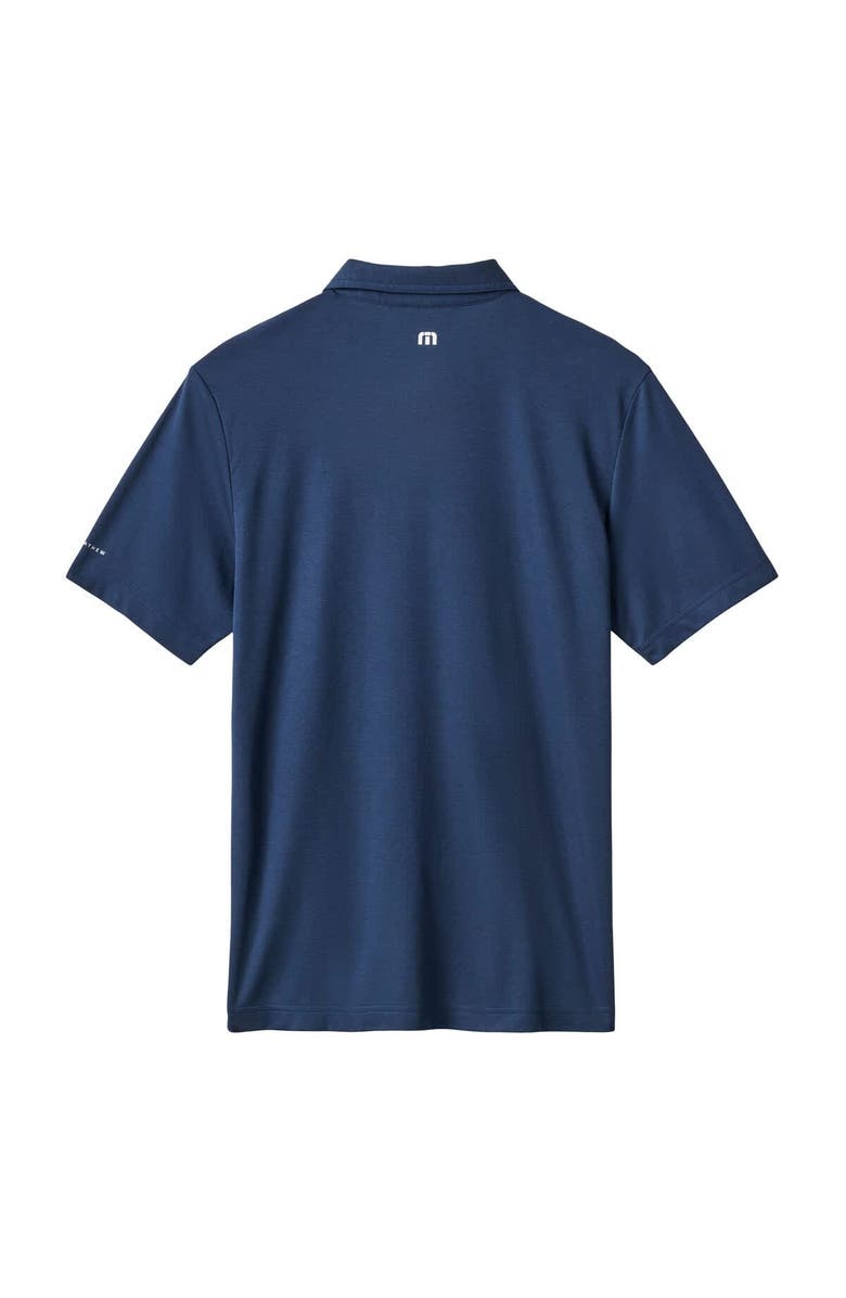 TravisMathew Men's TravisMathew Navy New York Yankees Playoff Pitch Tri-Blend Polo, Alternate, color, Navy