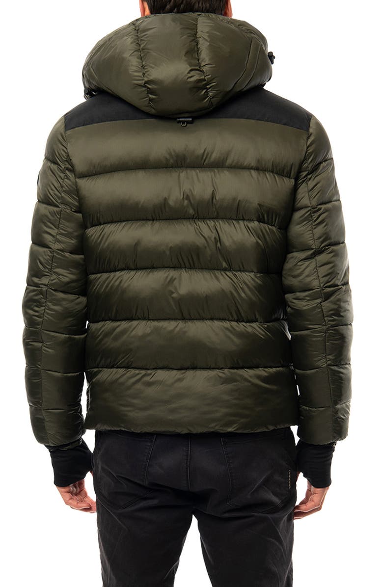 The Recycled Planet Company Recycled Down Puffer Coat, Alternate, color, 