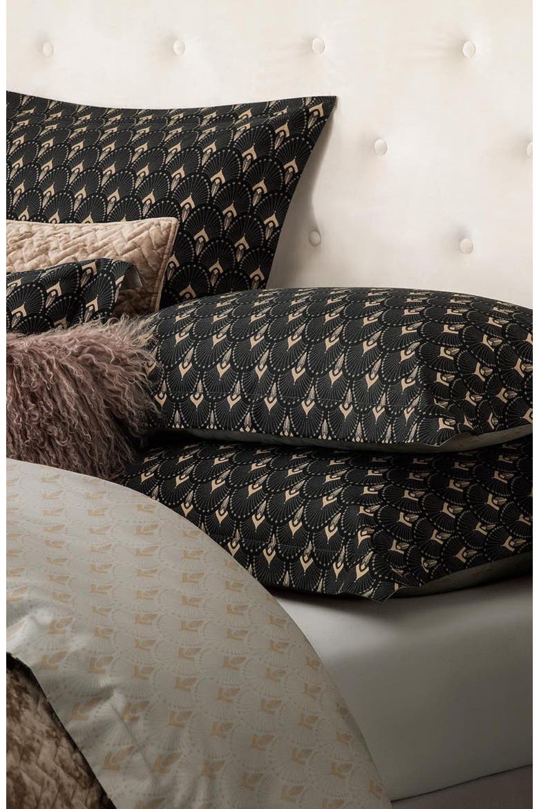 Ladnier Duvet Cover, Alternate, color, Black